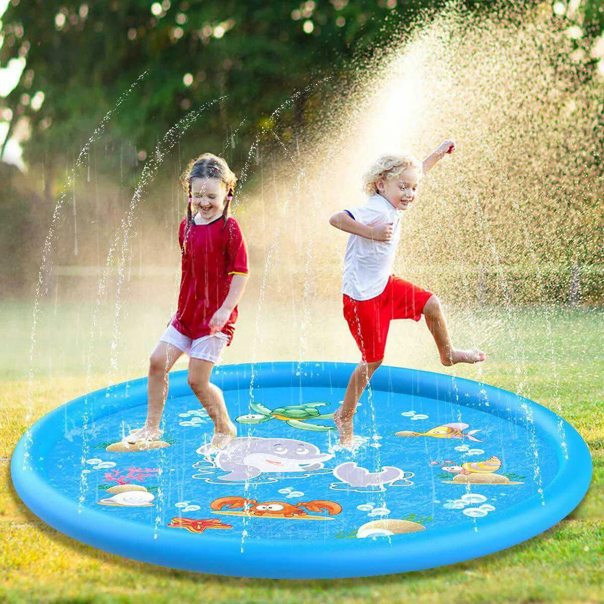 Piscina Infantil Para Crianças e Cães com Chafariz