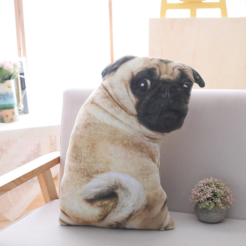 Almofada Realista de PUG 3D