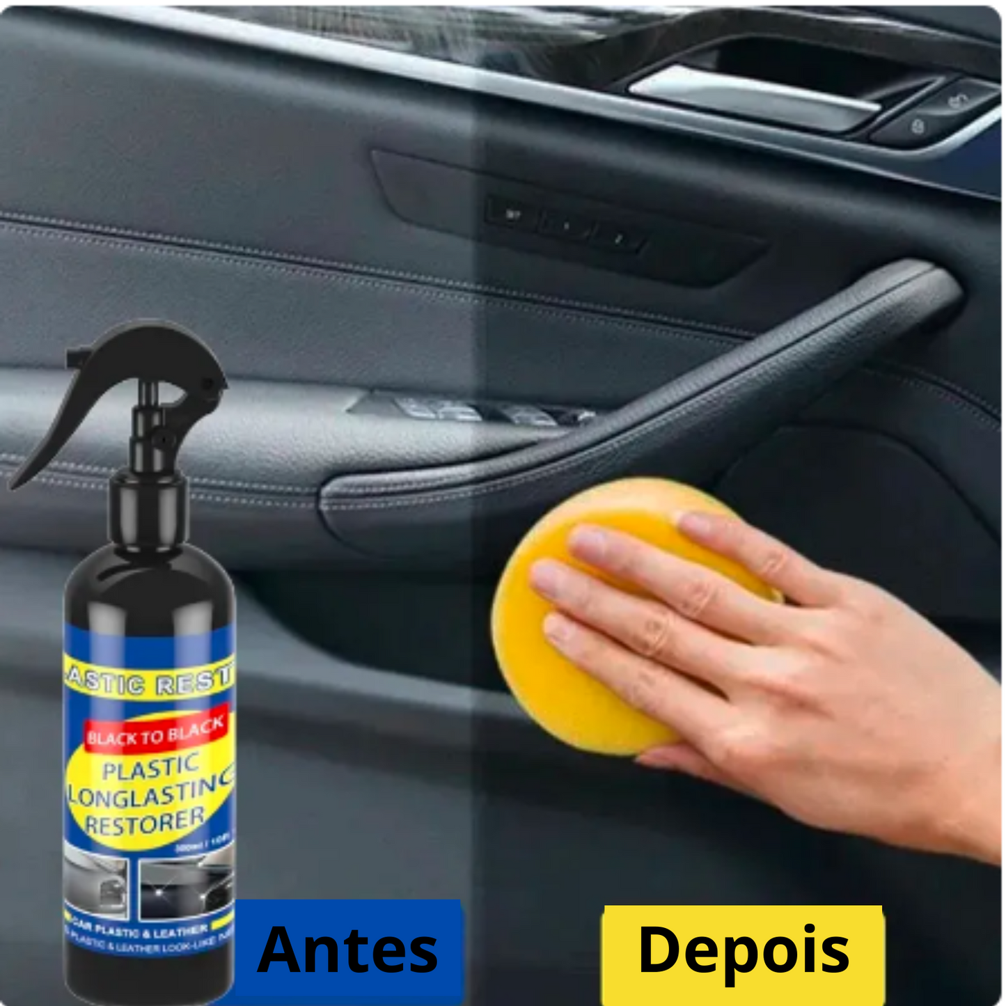 Revitalizador de Plástico para Carro e Moto