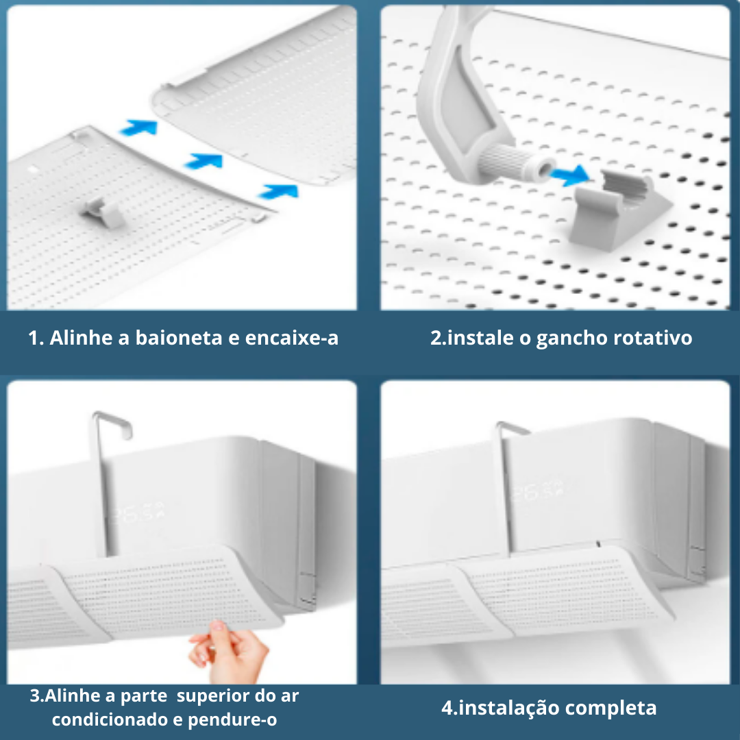 Defletor de Ar-Condicionado