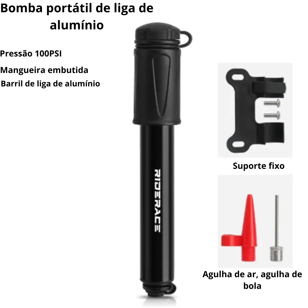 Mini bomba de ar para bicicletas