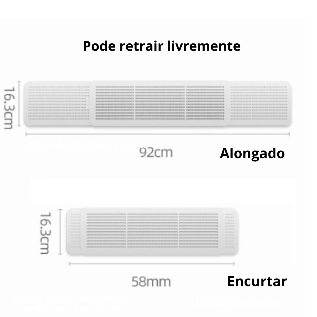 Defletor de Ar-Condicionado
