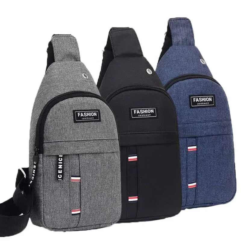 Mochila Ombro Transversal Unissex Impermeável