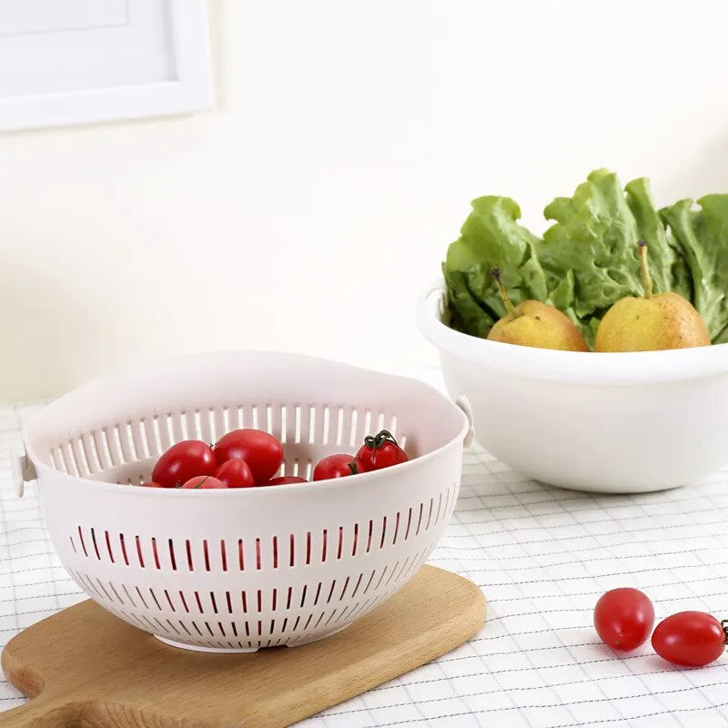 Escorredor Secador Cozinha Frutas Legumes - Não Derruba o alimento