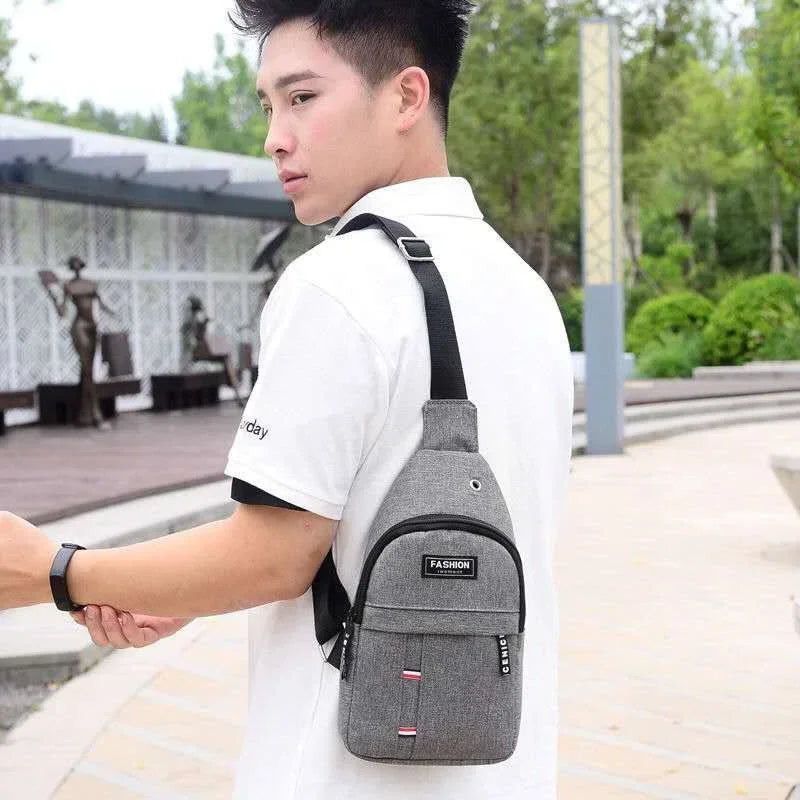 Mochila Ombro Transversal Unissex Impermeável