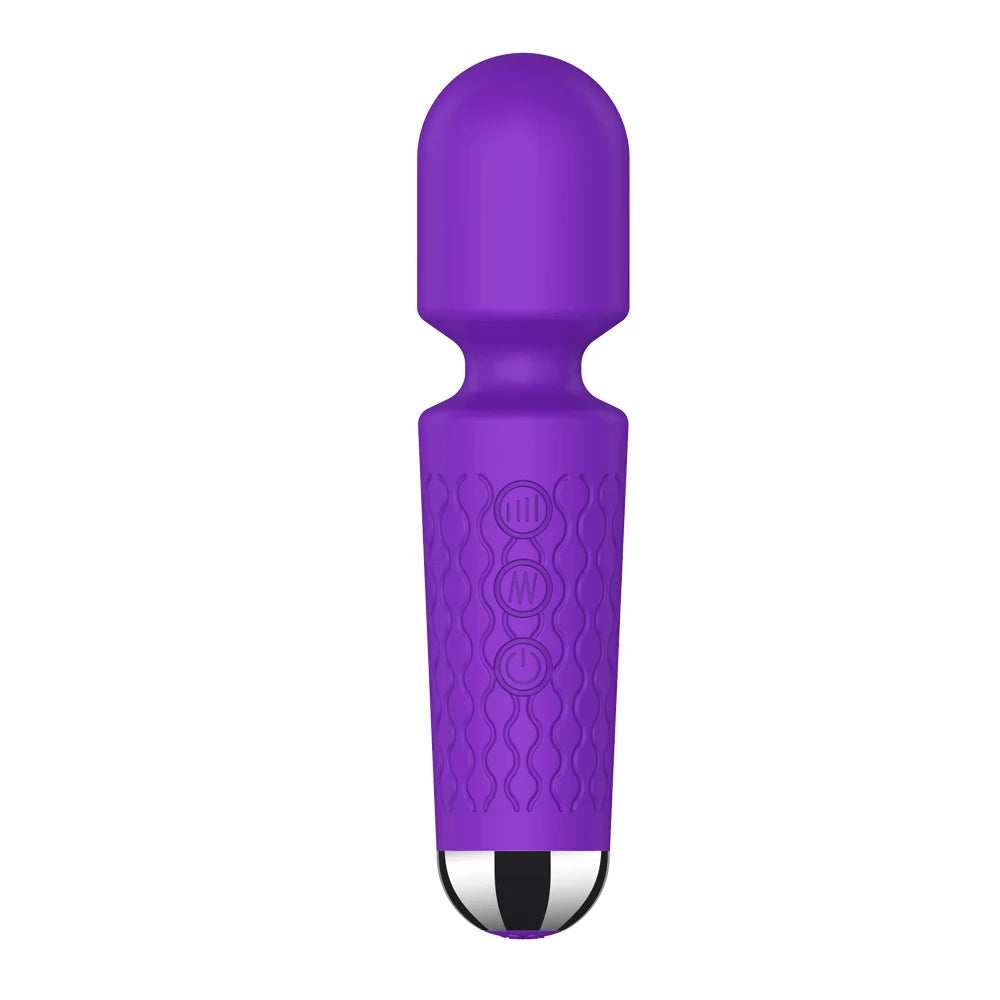 Massageador Varinha Profissional 20 Velocidades Portátil Usb