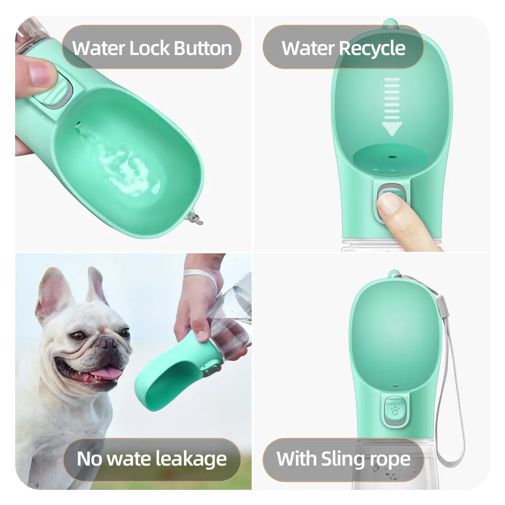 Garrafa de Água para Cães e Gatos