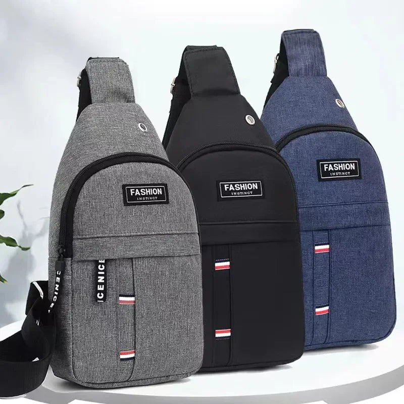Mochila Ombro Transversal Unissex Impermeável
