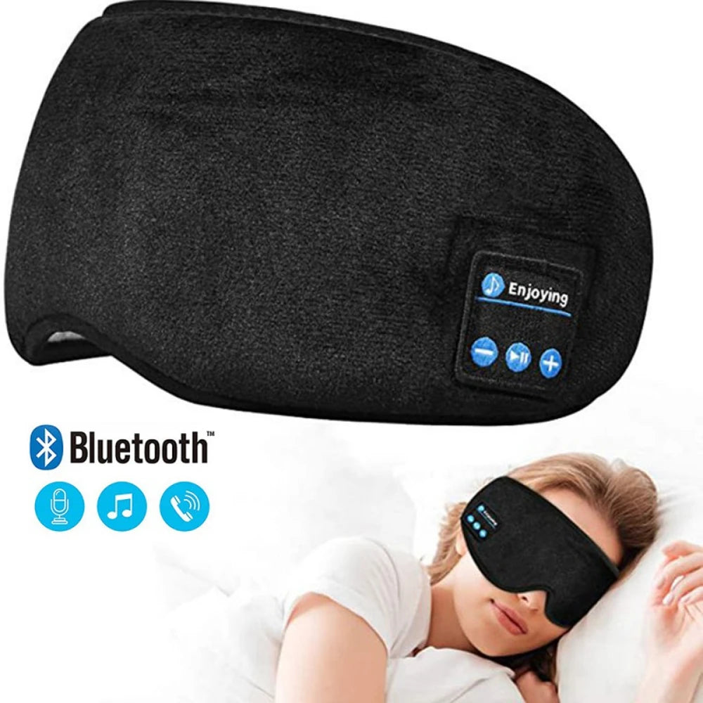 Máscara para Dormir com Fone de Ouvido Bluetooth