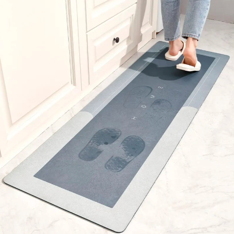 Tapete para Cozinha Antiderrapante Absorvente