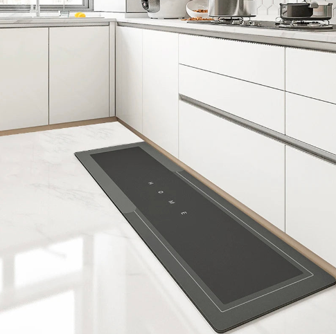 Tapete para Cozinha Antiderrapante Absorvente