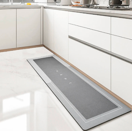 Tapete para Cozinha Antiderrapante Absorvente