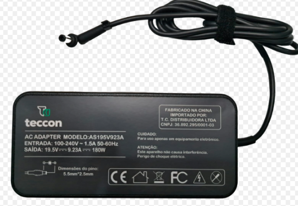 Fonte Carregador para Notebook Avell Gamer Storm One 230w