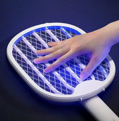 Raquete Mata-Mosquito - Com Ions de Atração