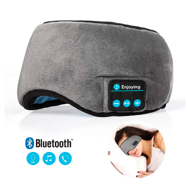Máscara para Dormir com Fone de Ouvido Bluetooth