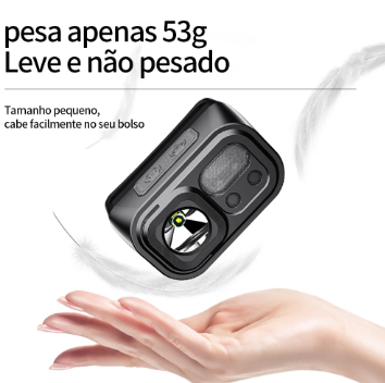 Lanterna LED de cabeça recarregável