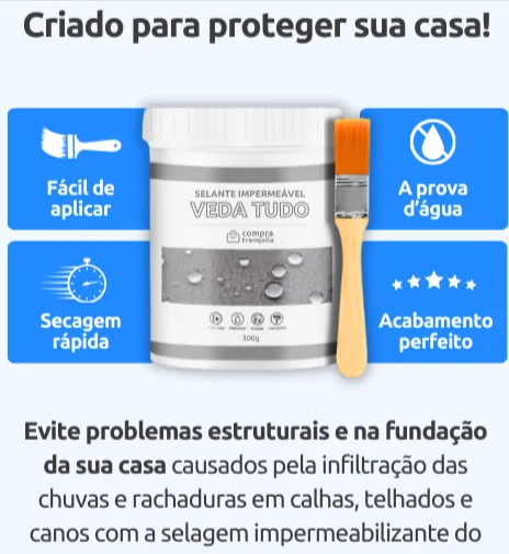 Selante para Infiltrações e Vazamentos