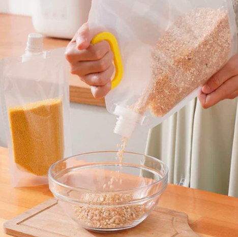 Sacos Pote Premium Armazenador de Alimentos Reutilizável 