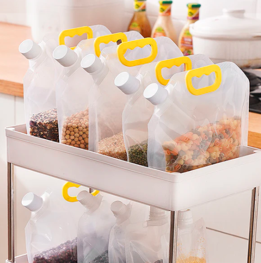 Sacos Pote Premium Armazenador de Alimentos Reutilizável 