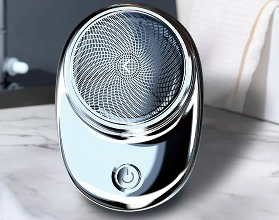 Mini Barbeador Elétrico Portátil Aparador De Barba Recarregável