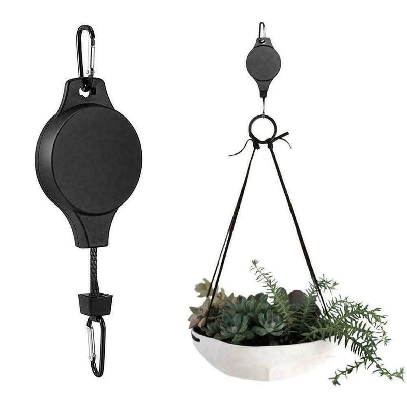 Gancho Retrátil Ajustável para Plantas