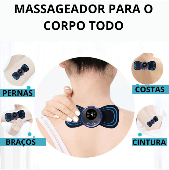Massageador portátil USB - Para Dores e Inchaços | Frete Grátis