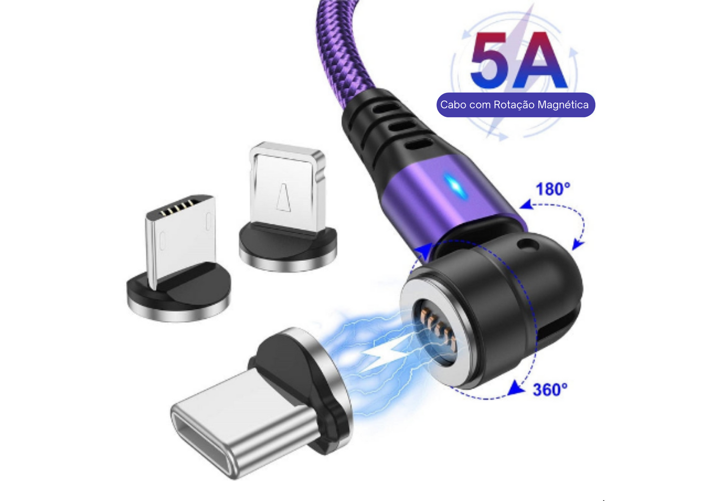 Cabo Magnético USB