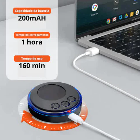 Massageador portátil USB - Para Dores e Inchaços | Frete Grátis