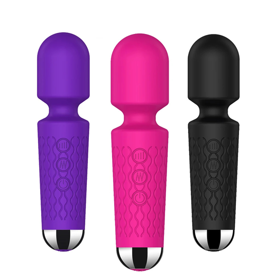 Massageador Varinha Profissional 20 Velocidades Portátil Usb