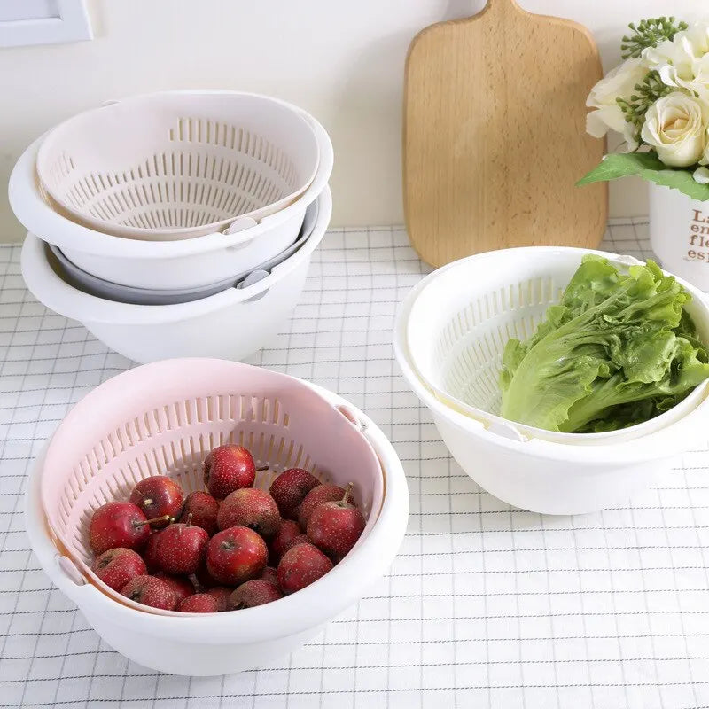 Escorredor Secador Cozinha Frutas Legumes -  Não Derruba o alimento