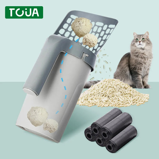 Coletor Higiênico para Gatos com Dispenser Embutido - Brinde Saco Coletor Descartável