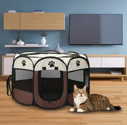 Casinha Portátil Dobrável para Gatos