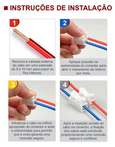 Kit Conector de Fios