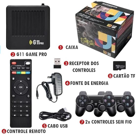 Video Game Retrô Box G11 Pró