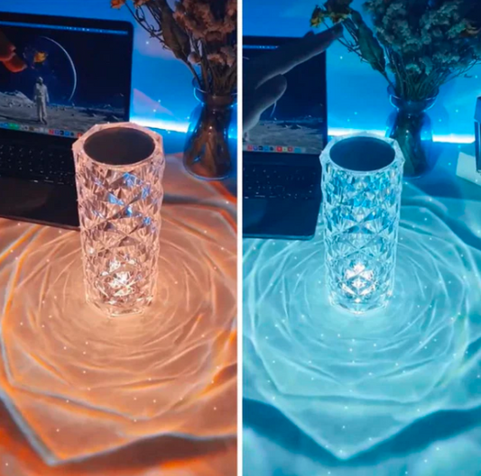 Luminária De Cristal Com 16 Cores