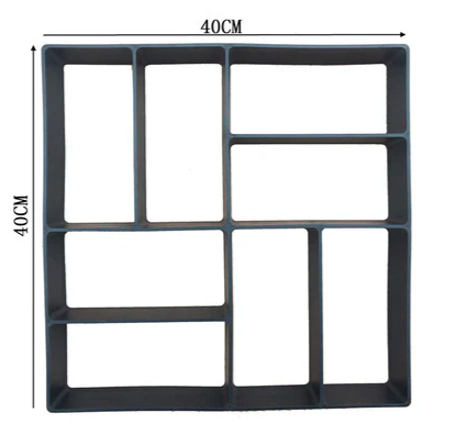 Molde Forma de Piso para Decoração de Jardim