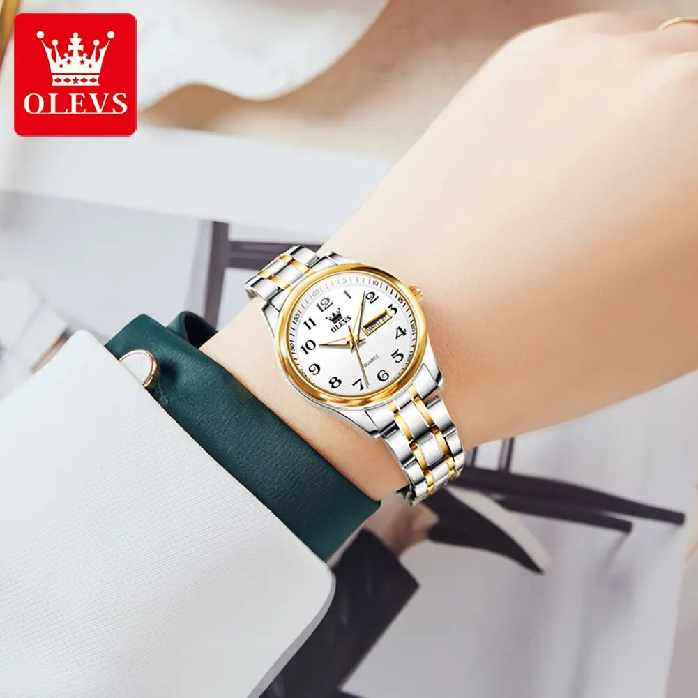 Relógio Olevs Feminino de Luxo