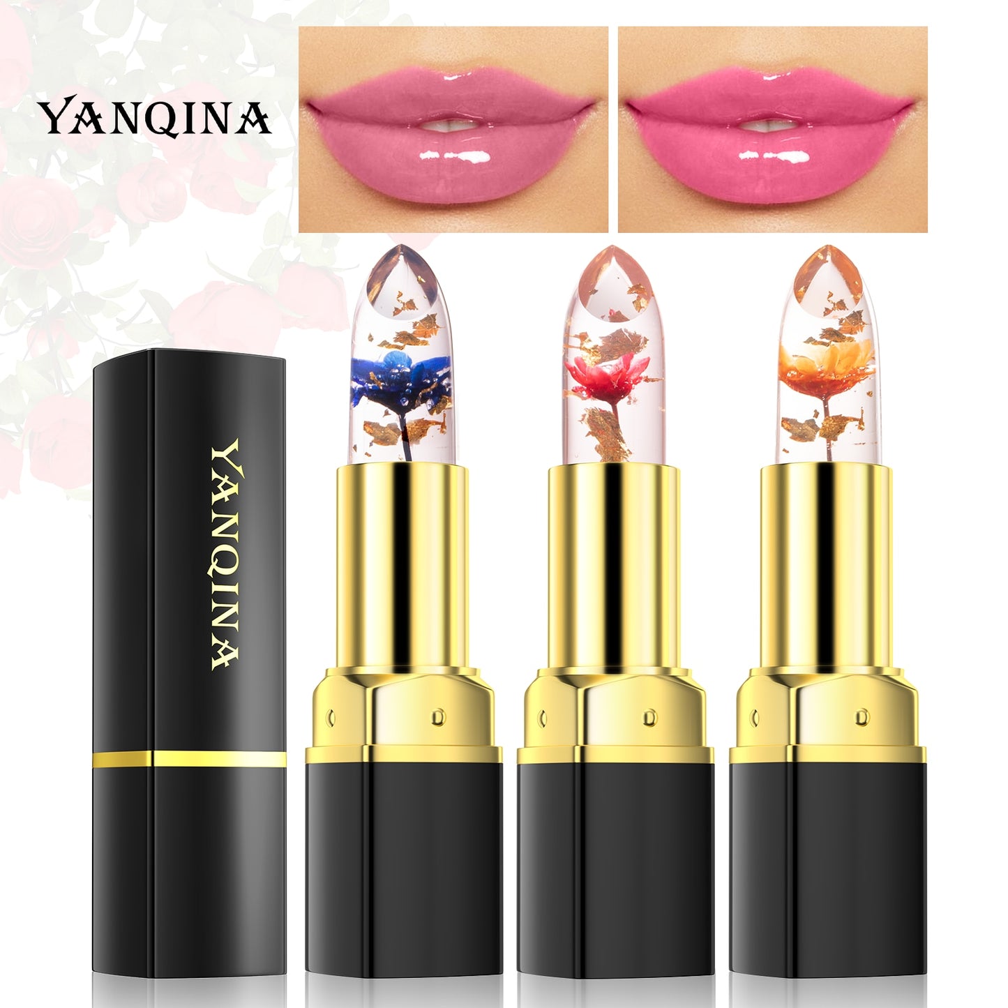 Batom Mágico Lipstick YANQINA de Longa Duração - a Prova d'água